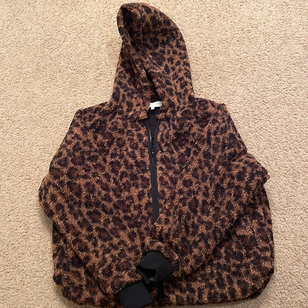 Lou and Grey cheetah bomber jacket in size M
